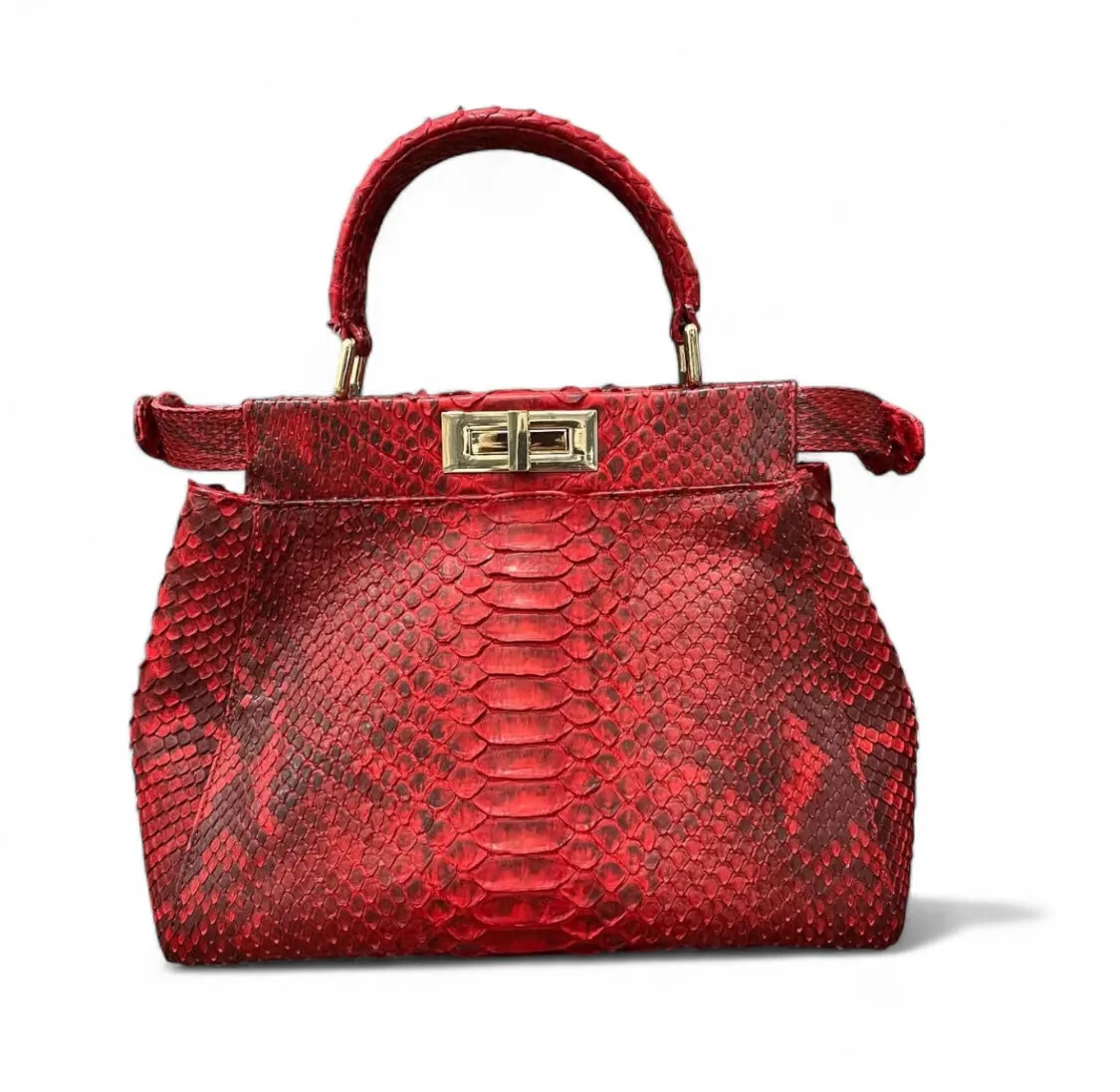 25cm Peekaboo Genuine Python Snake Skin