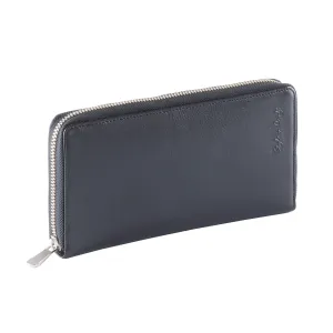 301900-BL Zippered Travel Organizer in Black Leather | Style n Craft
