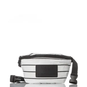 Aloha Pinstripe Mini Hip Pack Black/White