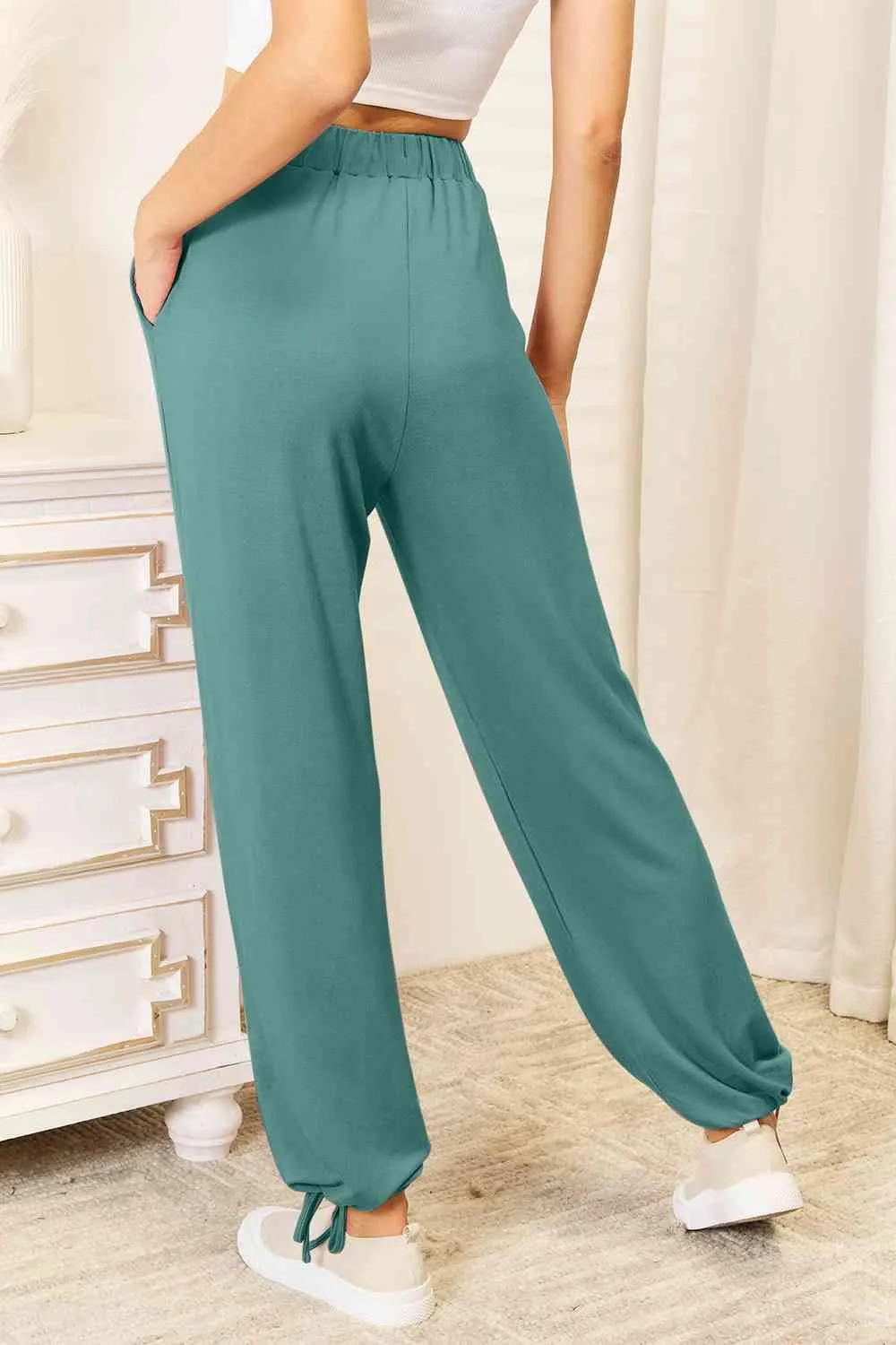 Basic Bae Full Size Soft Rayon Drawstring Pants with Pockets (3 Colors)