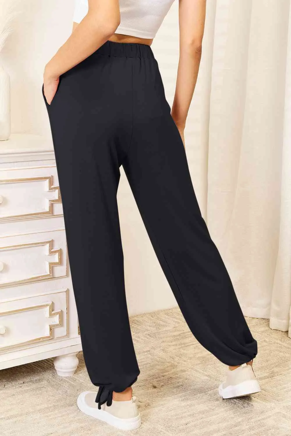 Basic Bae Full Size Soft Rayon Drawstring Pants with Pockets (3 Colors)