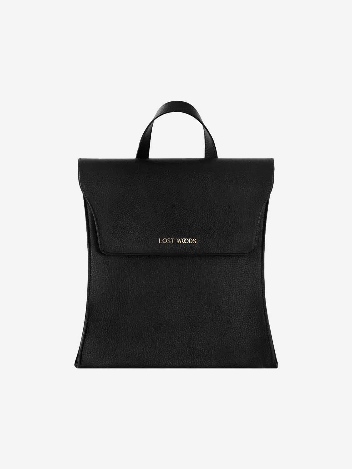 Birch MIRUM® Leather Vegan Backpack | Black & Gold