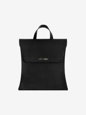 Birch MIRUM® Leather Vegan Backpack | Black & Gold