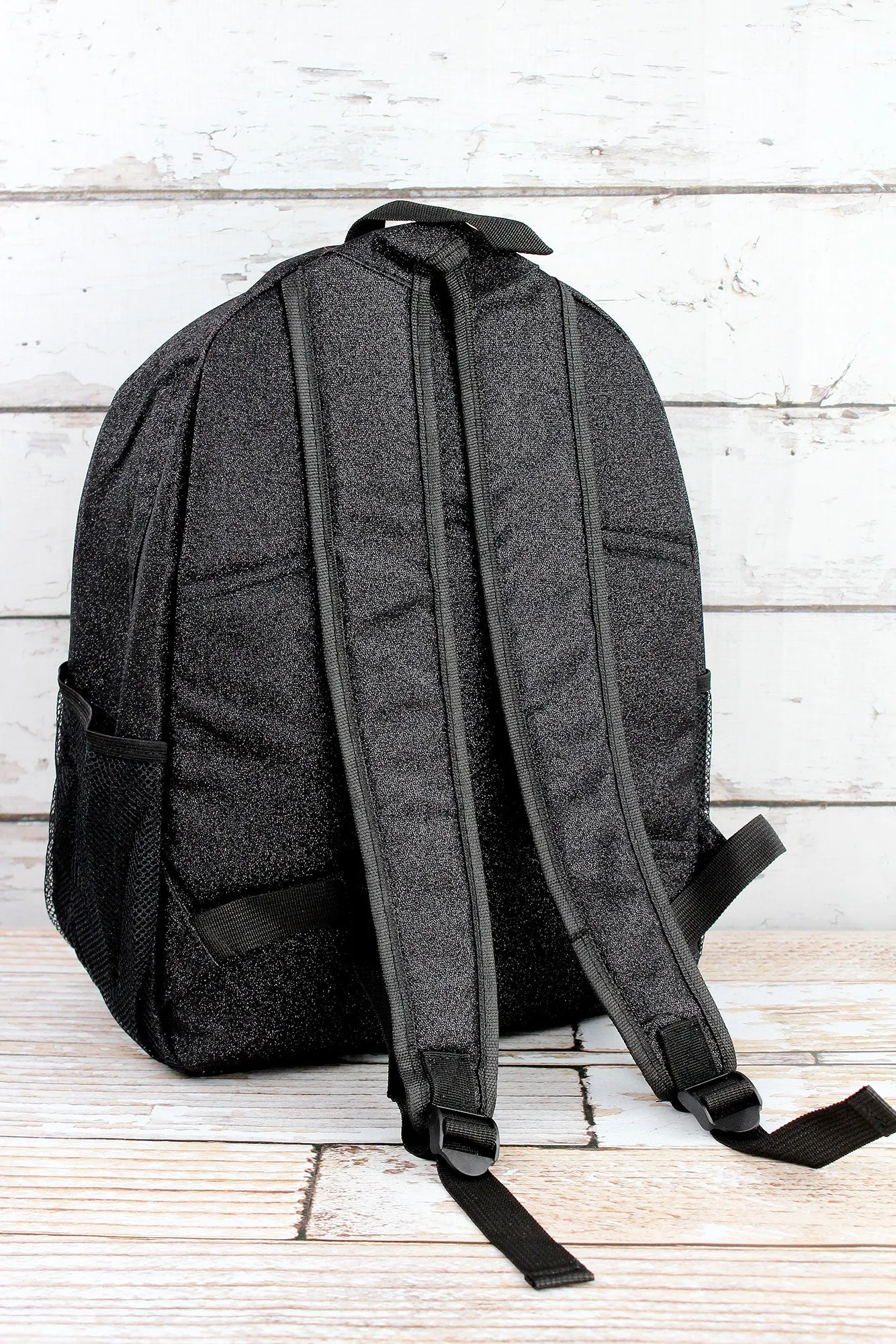 Black Glitz & Glam Large Backpack