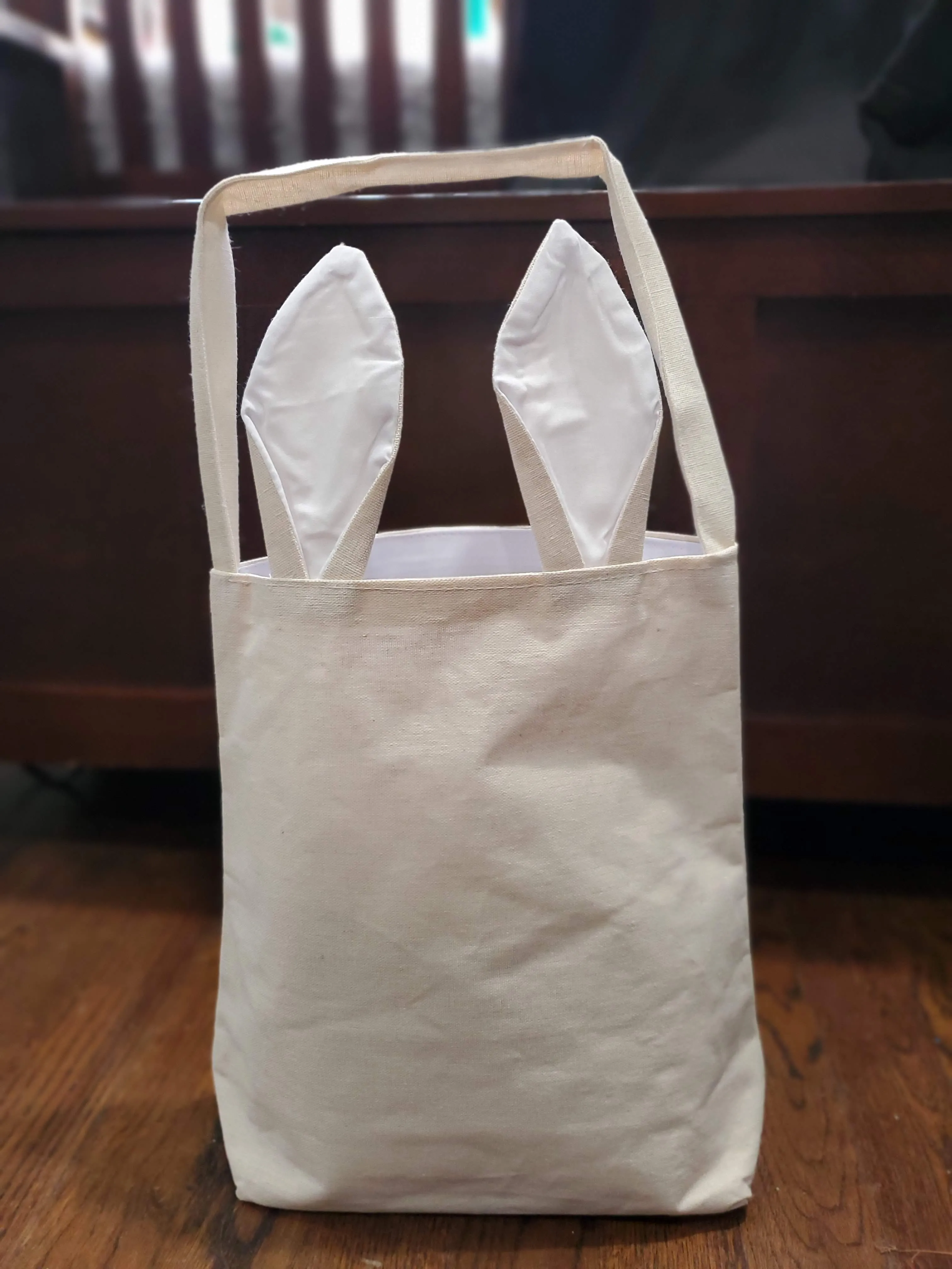 Canvas Tote Easter Basket