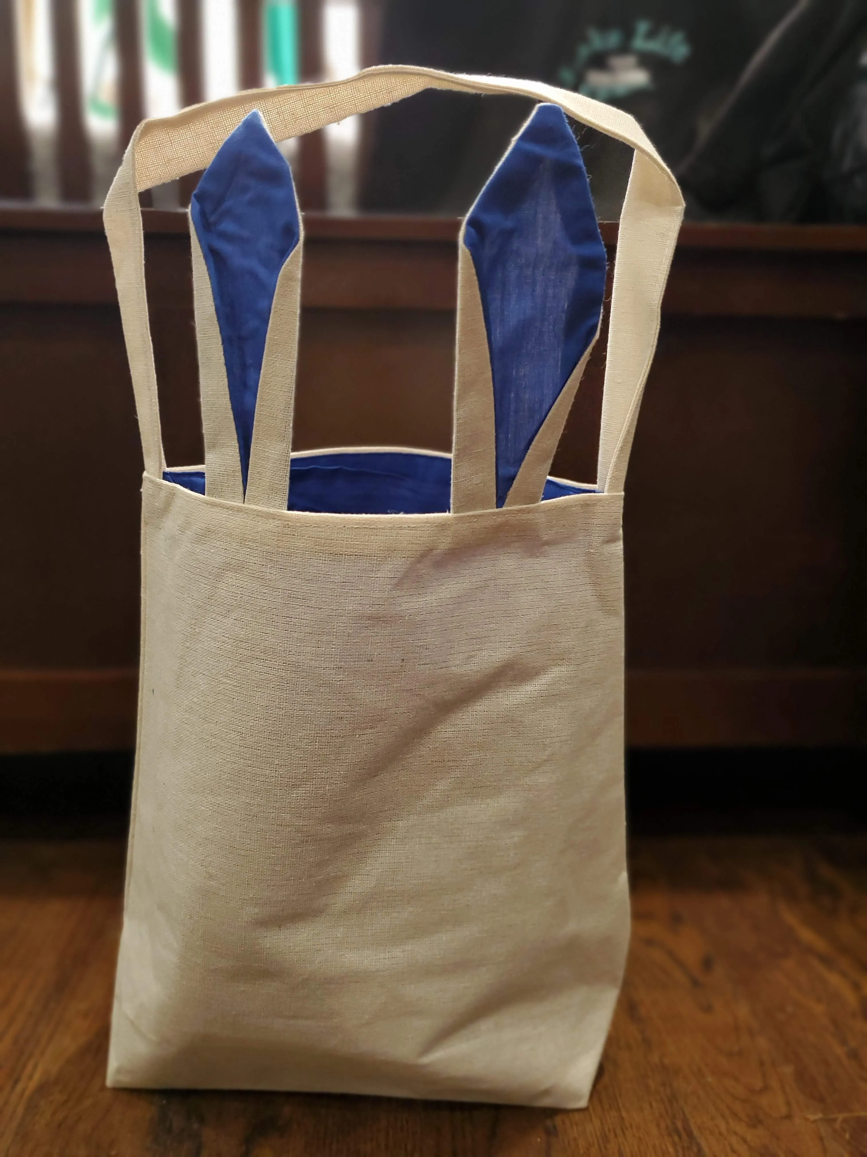 Canvas Tote Easter Basket