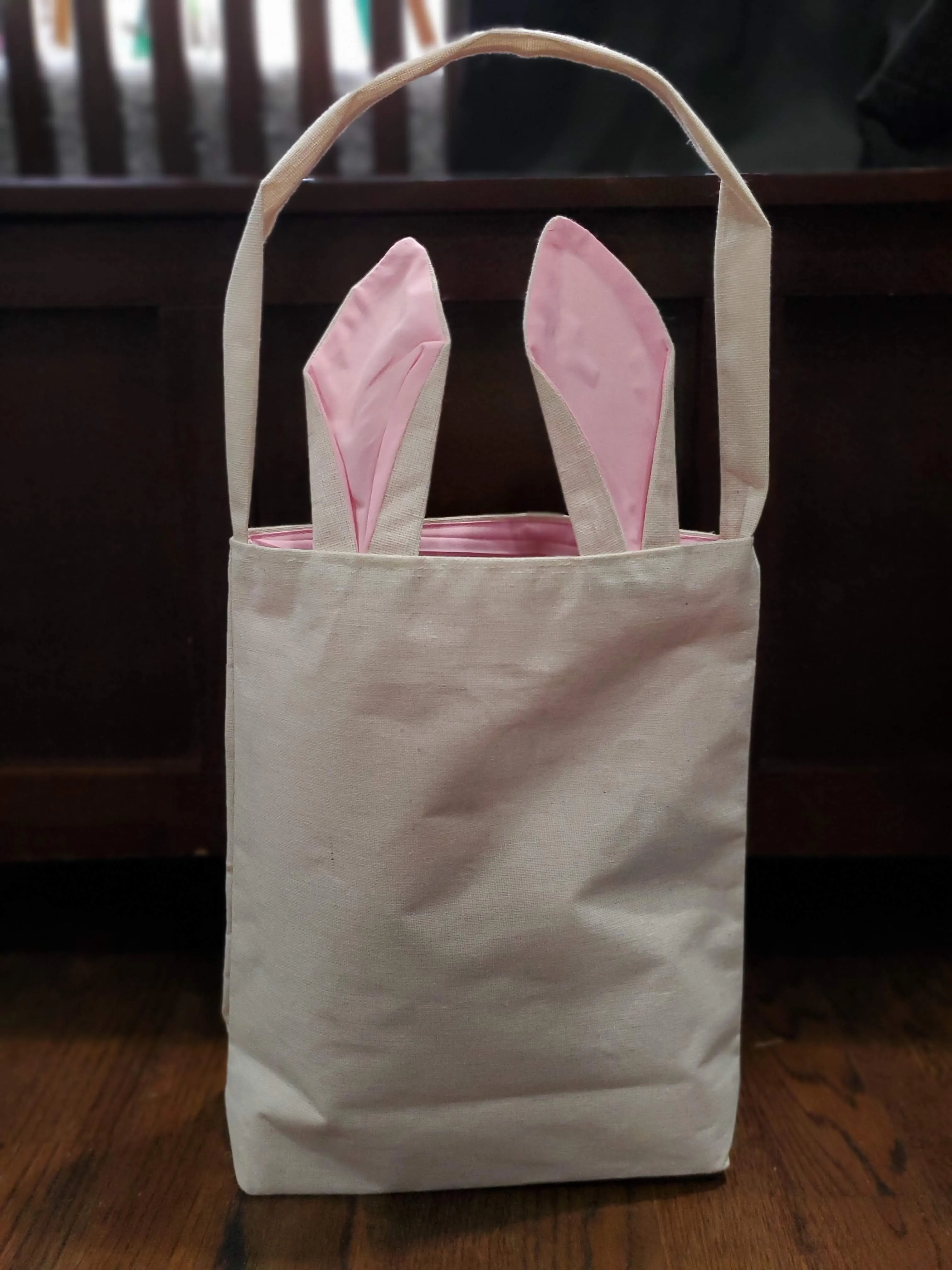 Canvas Tote Easter Basket
