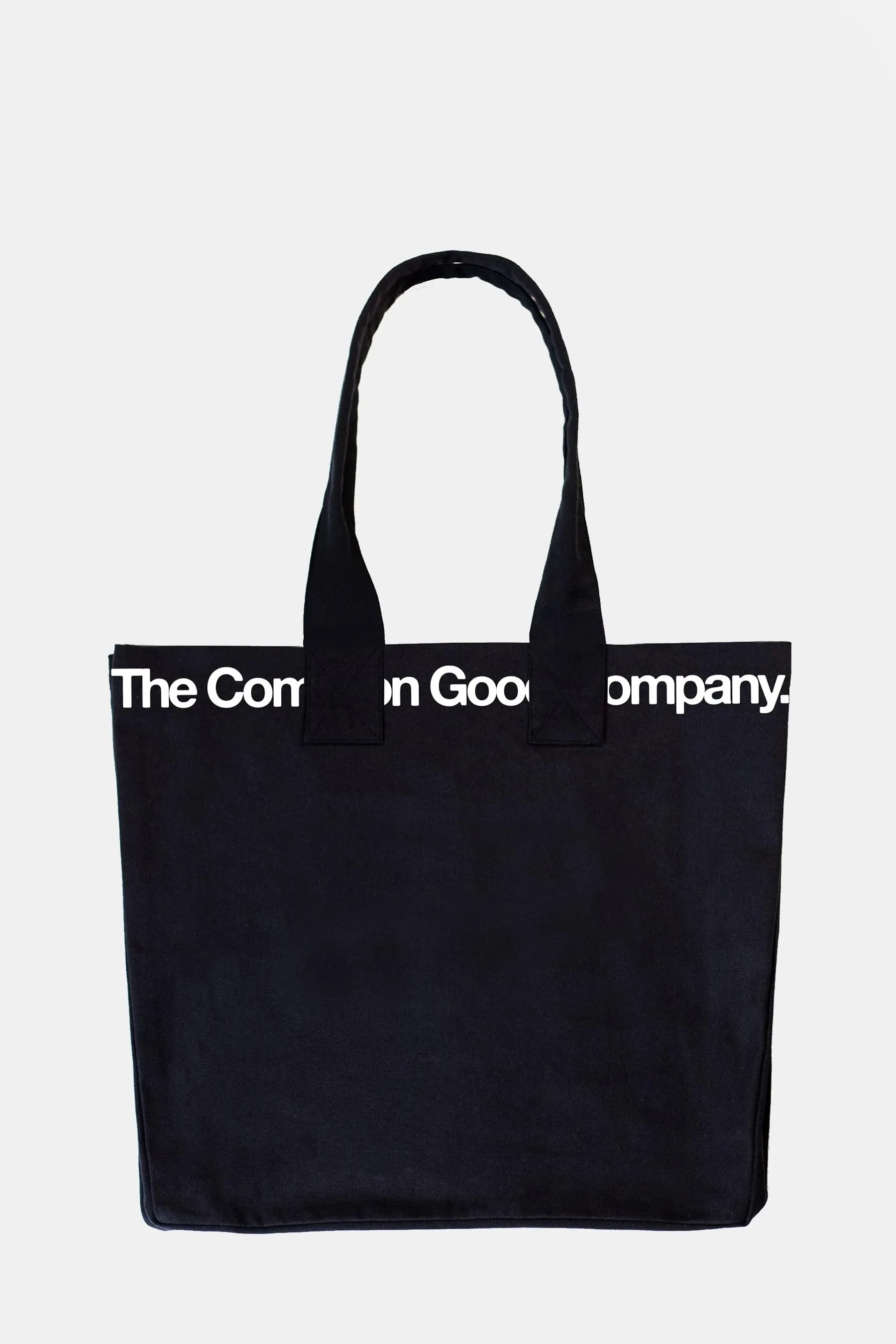 Charcoal 100% Recycled Cotton Market Tote - Longform Logo