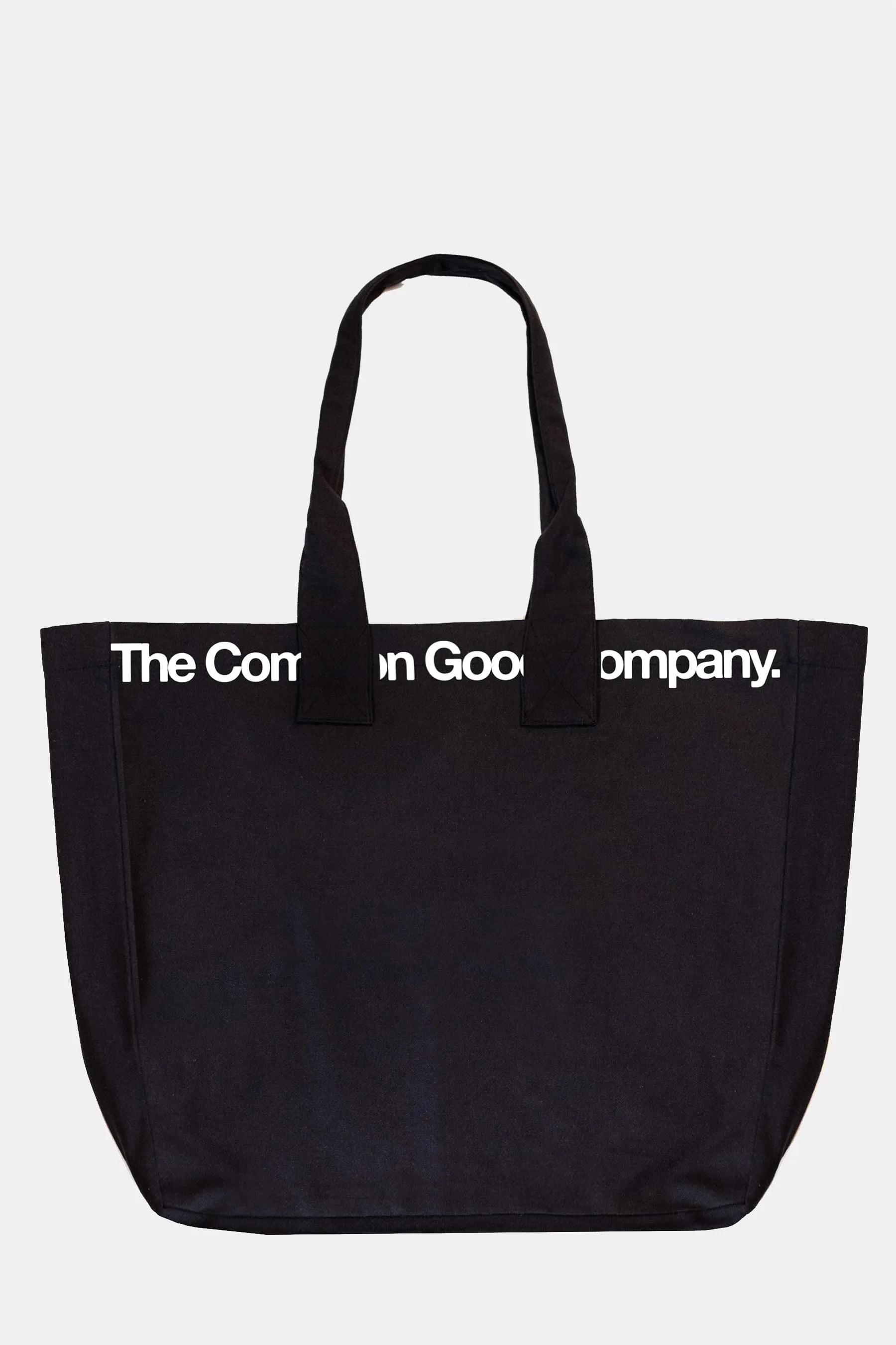 Charcoal 100% Recycled Cotton Market Tote - Longform Logo