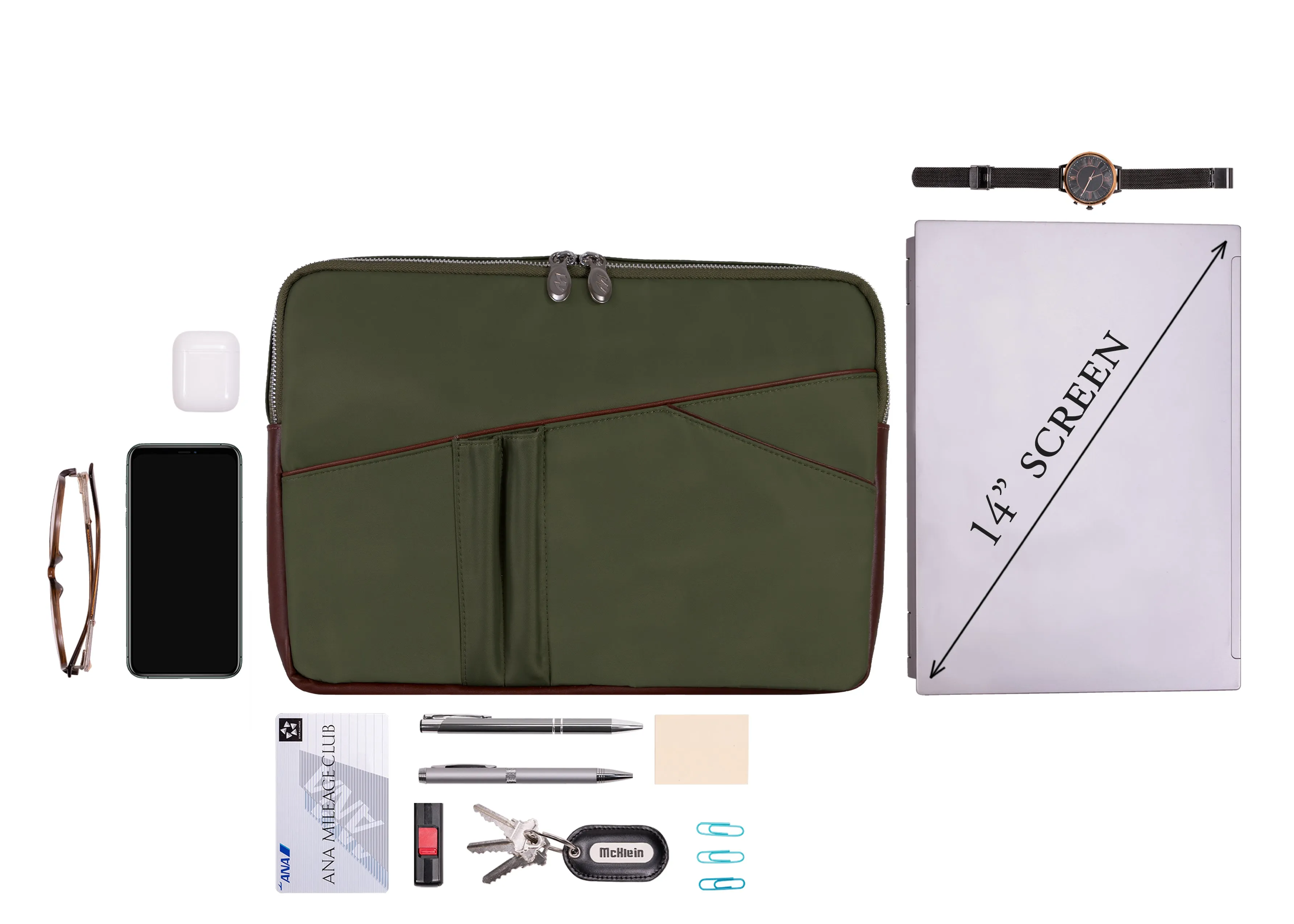 CRESCENT | 14” Nylon Laptop Sleeve