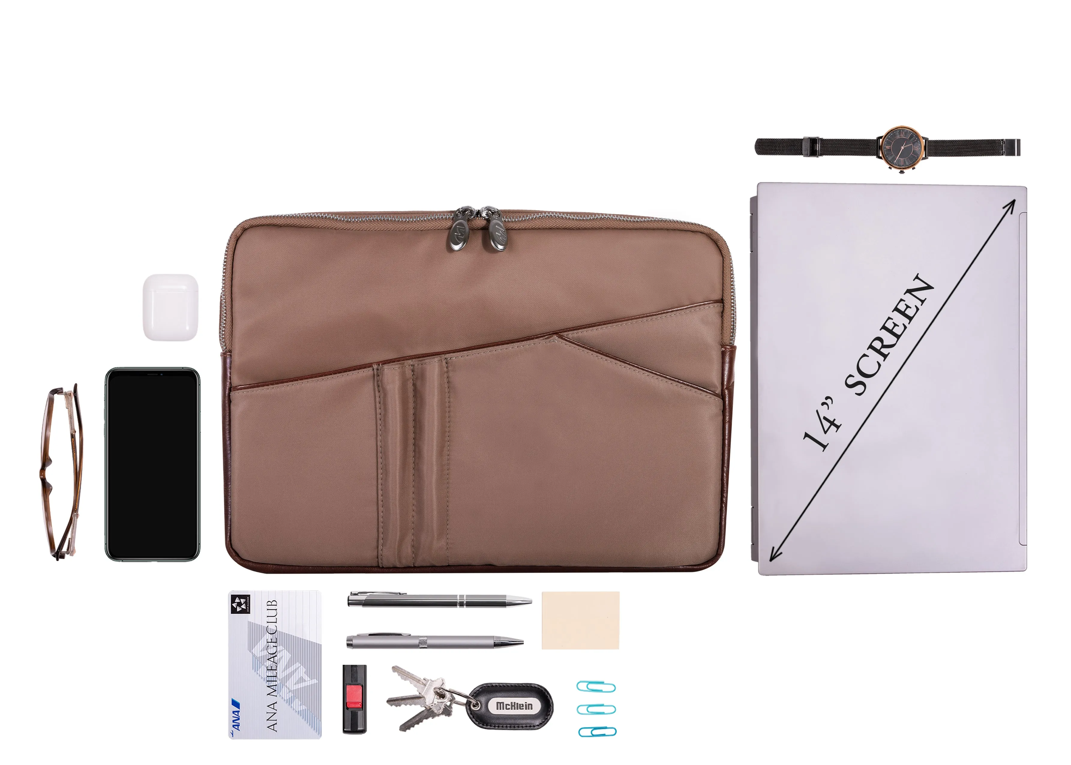 CRESCENT | 14” Nylon Laptop Sleeve