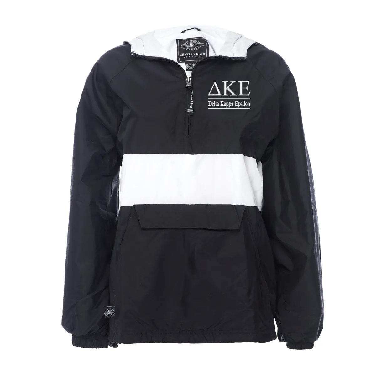 Delta Kappa Epsilon Rugby Striped Lined Windbreaker