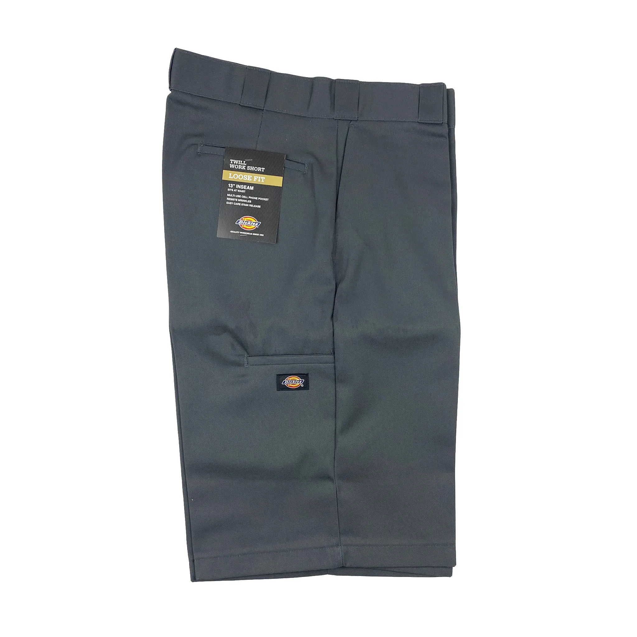 Dickies Loose Fit Multi Pocket 13 Inch Work Short Charcoal