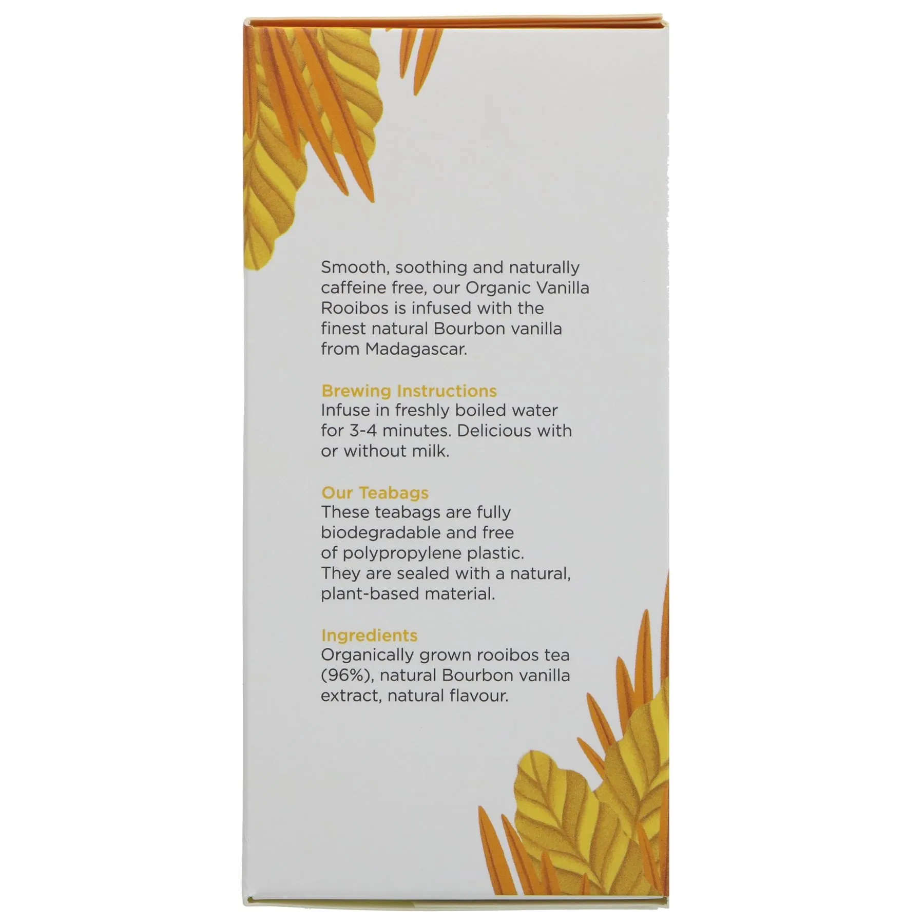 Dragonfly Tea | Rooibos Vanilla | 40 bags