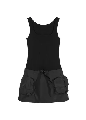 Dresses/JNBY Hip-length  Drawstring Sleeveless Dresses