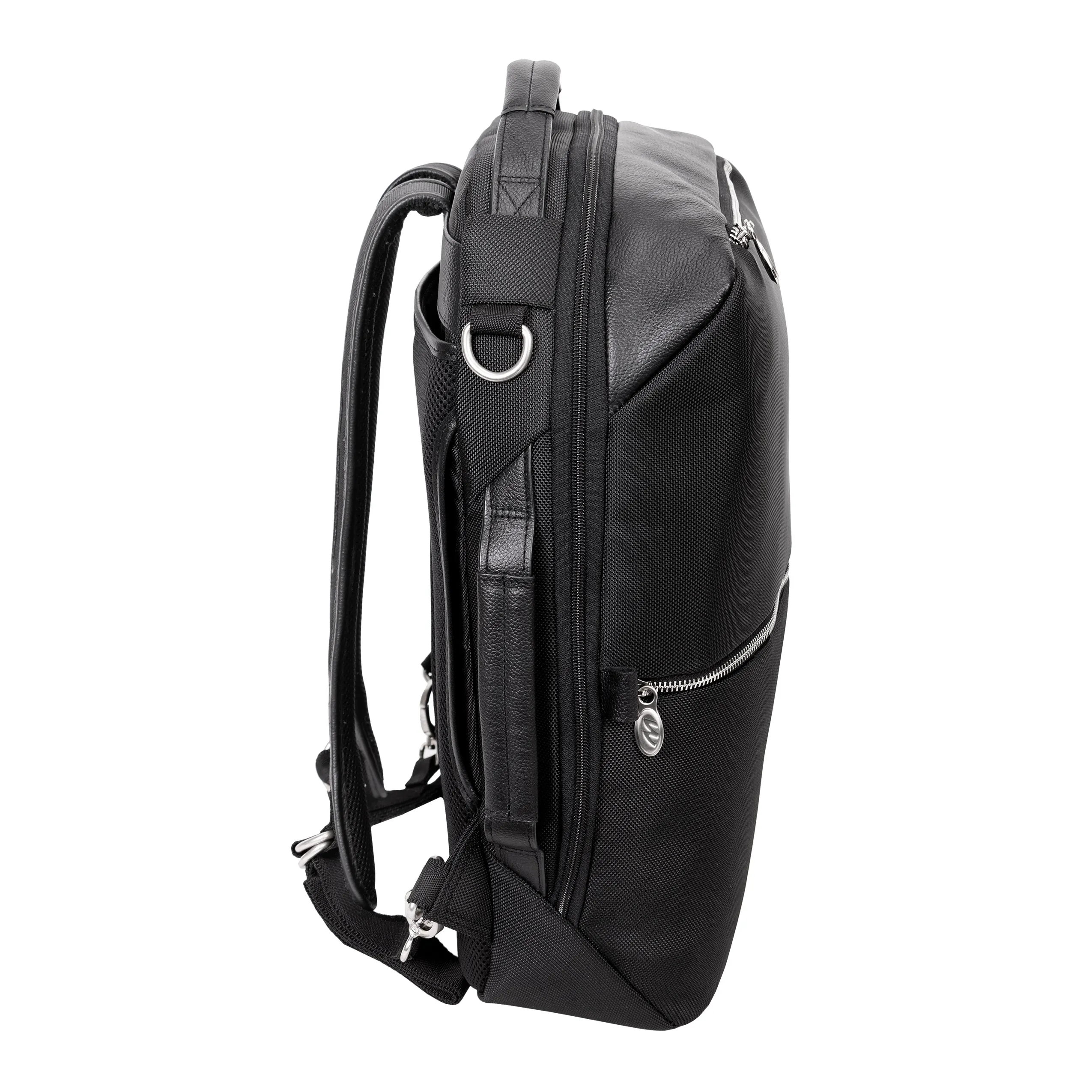 EAST SIDE | 17” Nylon 2-In-1 Laptop Cross-Body & Backpack