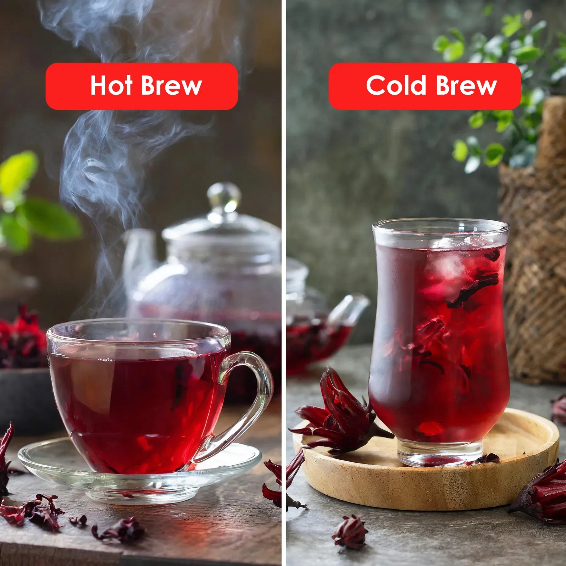 Hibiscus Mint Herbal Infusion - 60 Tea Bags