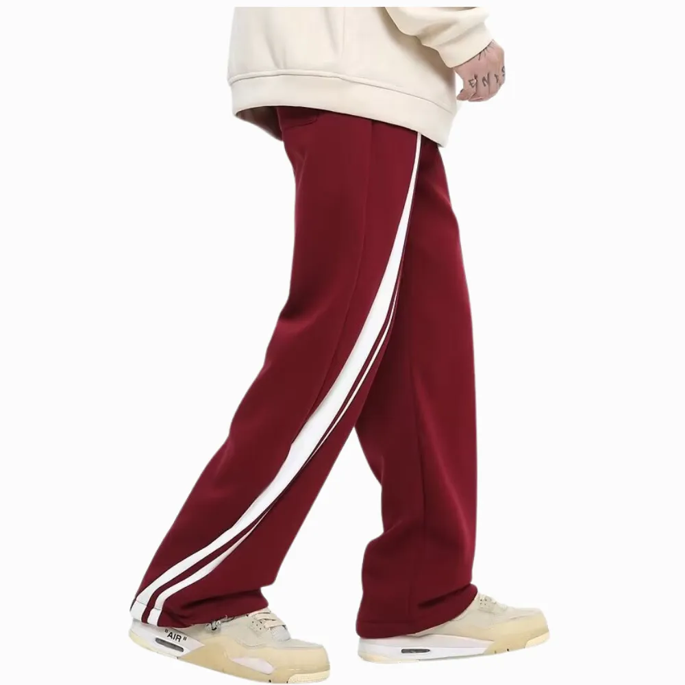Hip Hop Stripe Patchwork Sweatpants