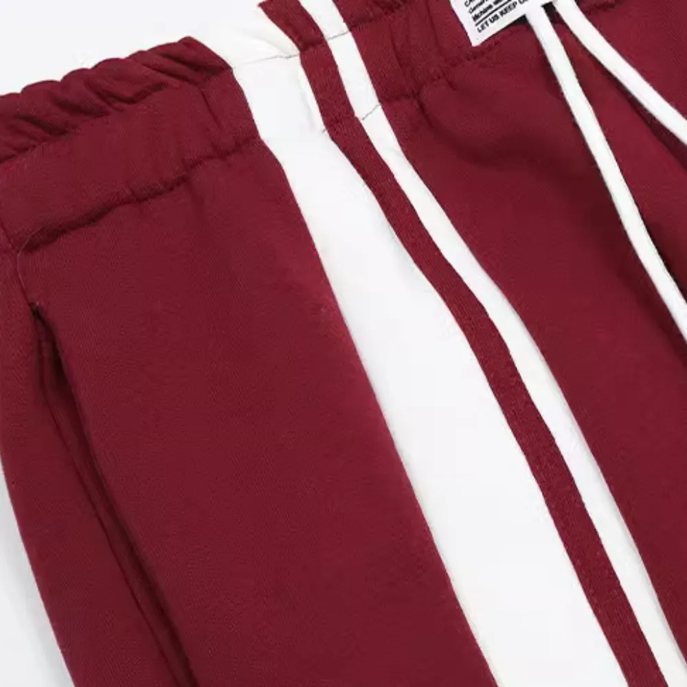 Hip Hop Stripe Patchwork Sweatpants