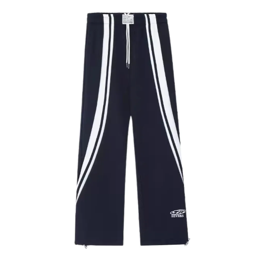 Hip Hop Stripe Patchwork Sweatpants
