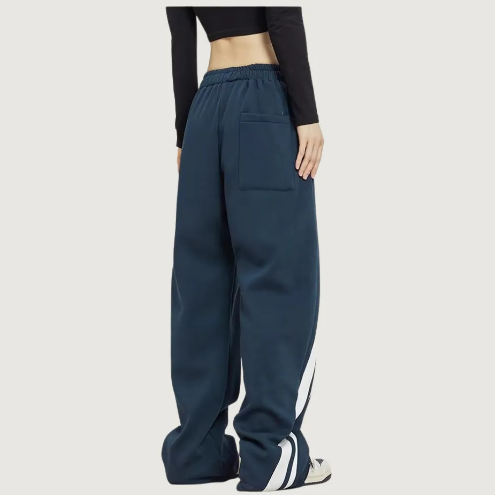 Hip Hop Stripe Patchwork Sweatpants