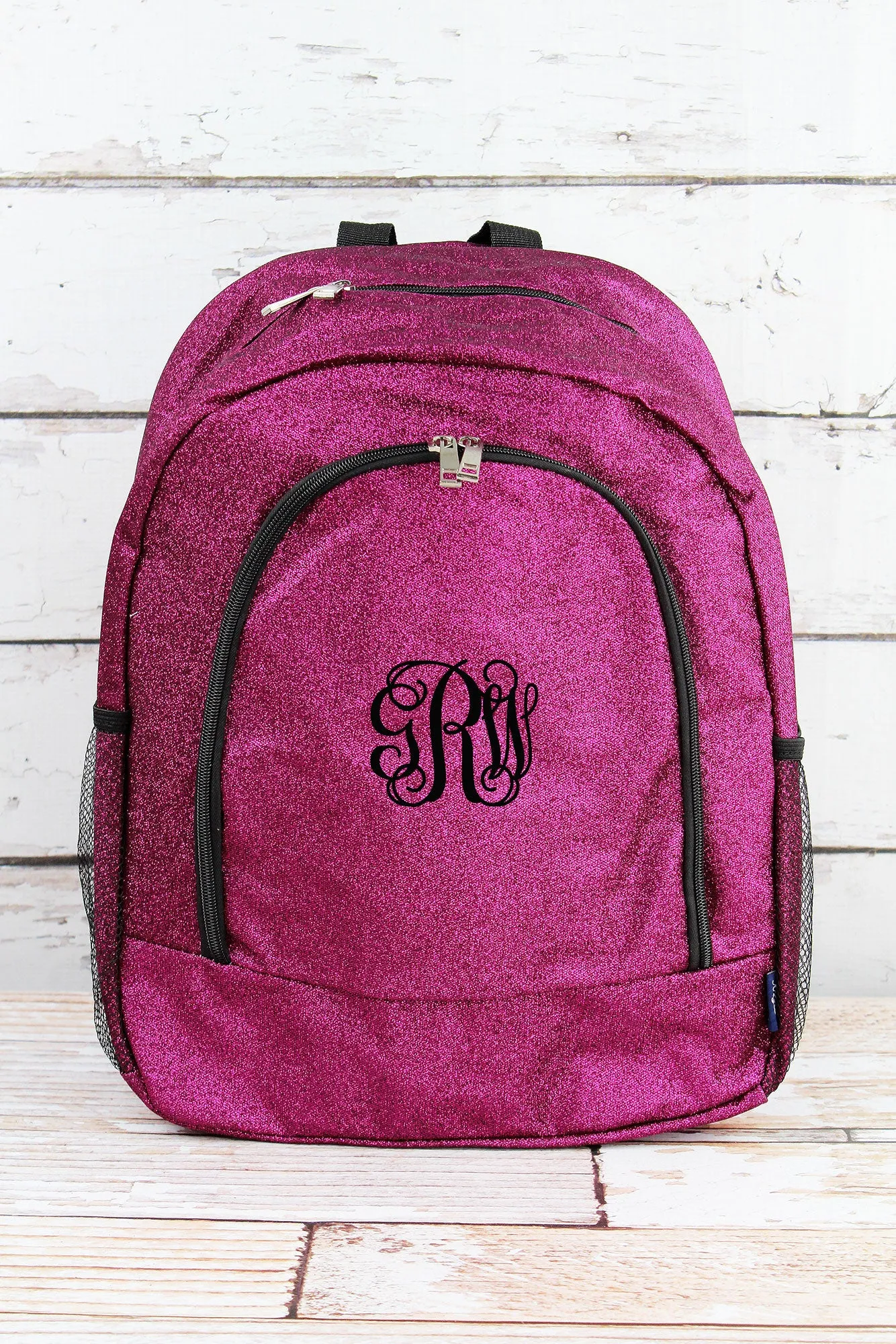 Hot Pink Glitz & Glam Large Backpack