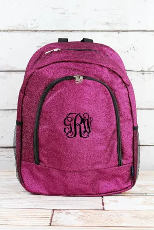 Hot Pink Glitz & Glam Large Backpack