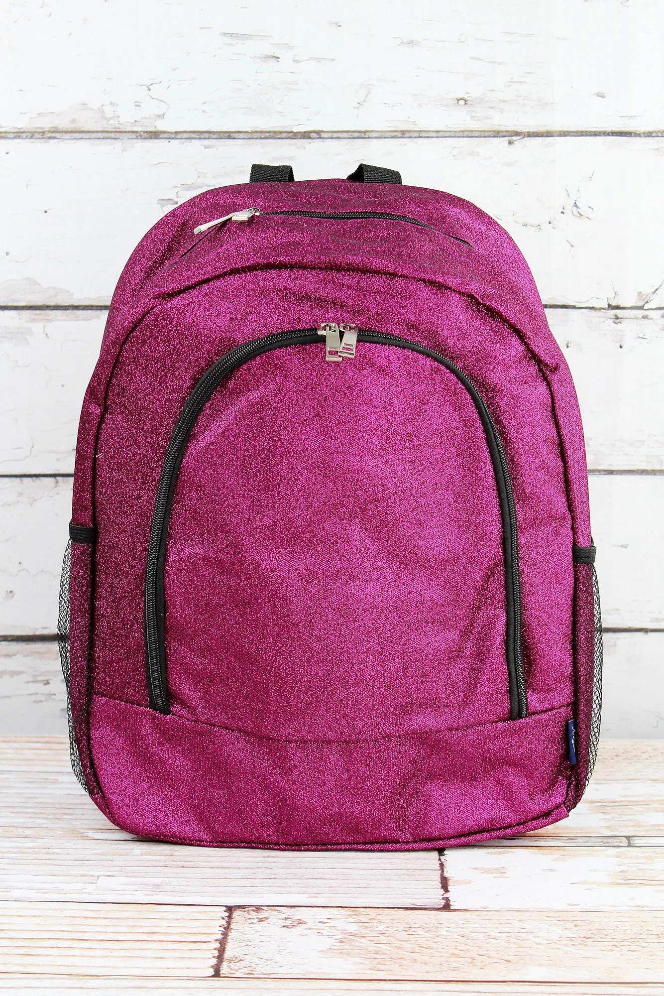 Hot Pink Glitz & Glam Large Backpack