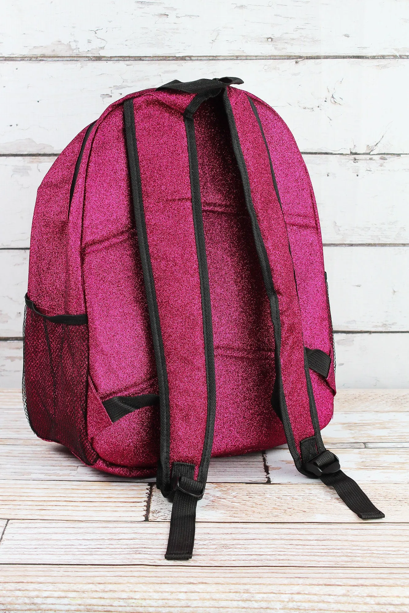 Hot Pink Glitz & Glam Large Backpack
