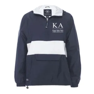 Kappa Alpha Order Rugby Striped Lined Windbreaker
