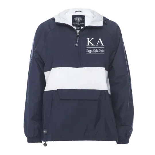 Kappa Alpha Order Rugby Striped Lined Windbreaker