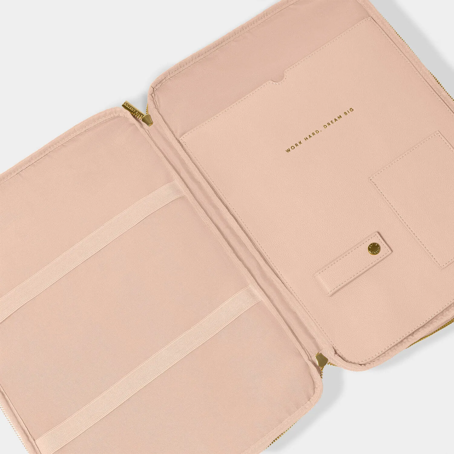 Katie Loxton Folio Laptop Case - Nude Pink