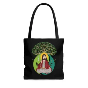 KCC Accessories Bags /AOP Tote Bag / White Jesus