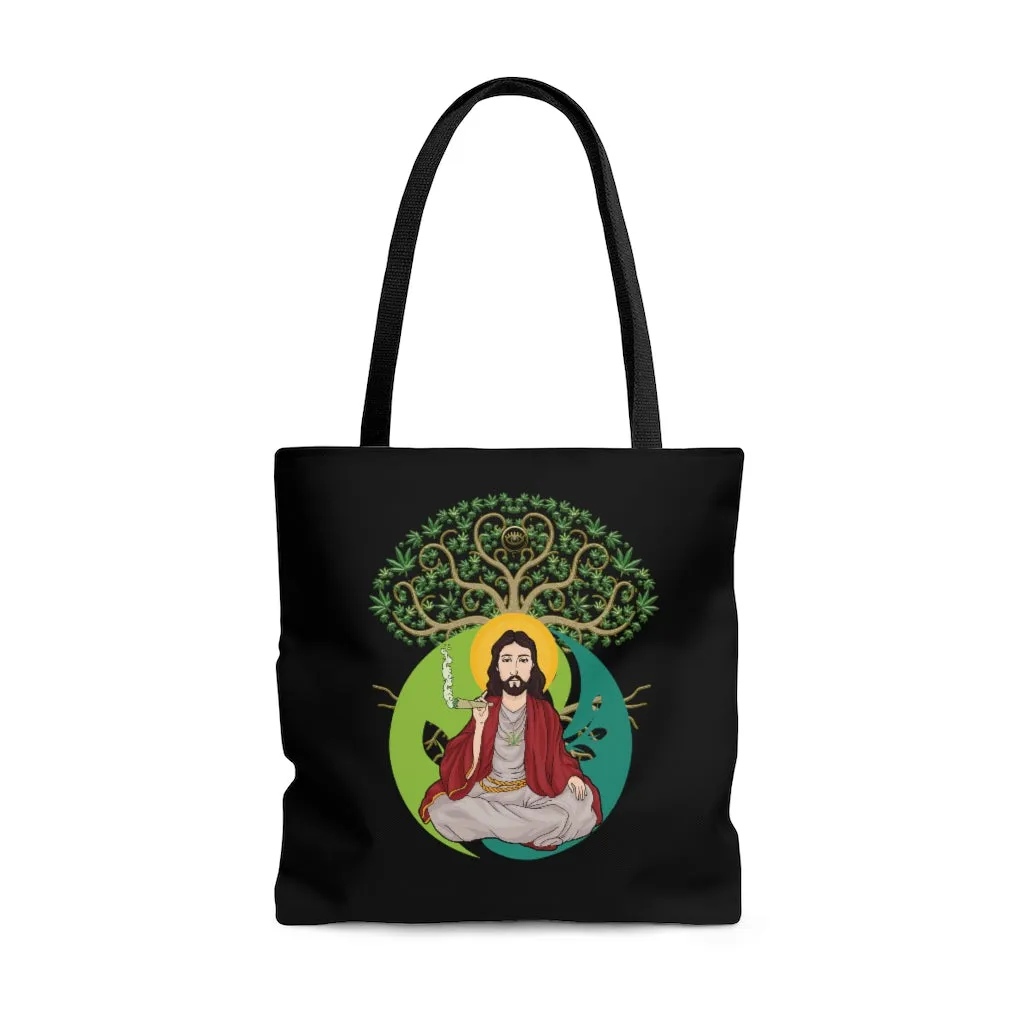 KCC Accessories Bags /AOP Tote Bag / White Jesus