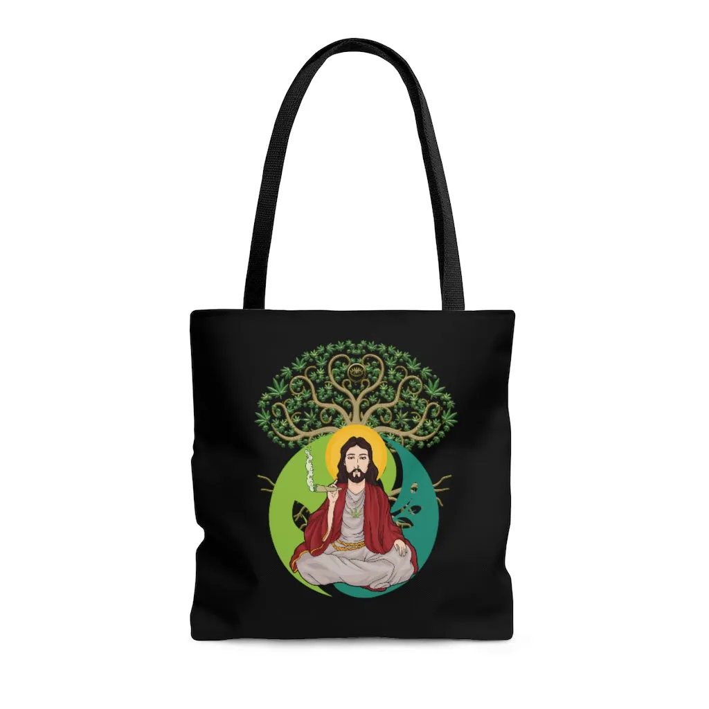 KCC Accessories Bags /AOP Tote Bag / White Jesus