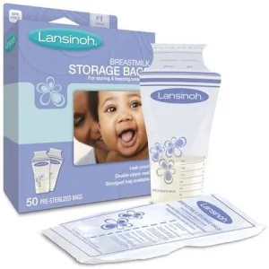 Lansinoh 20435 Breastmilk Storage Bags, 25-Count Boxes (PACK OF 2)