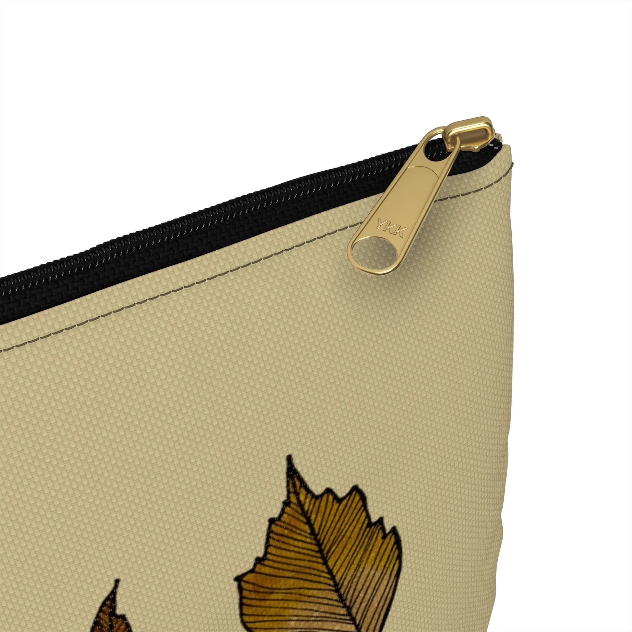 Leaf Gradient Zippered Pouch