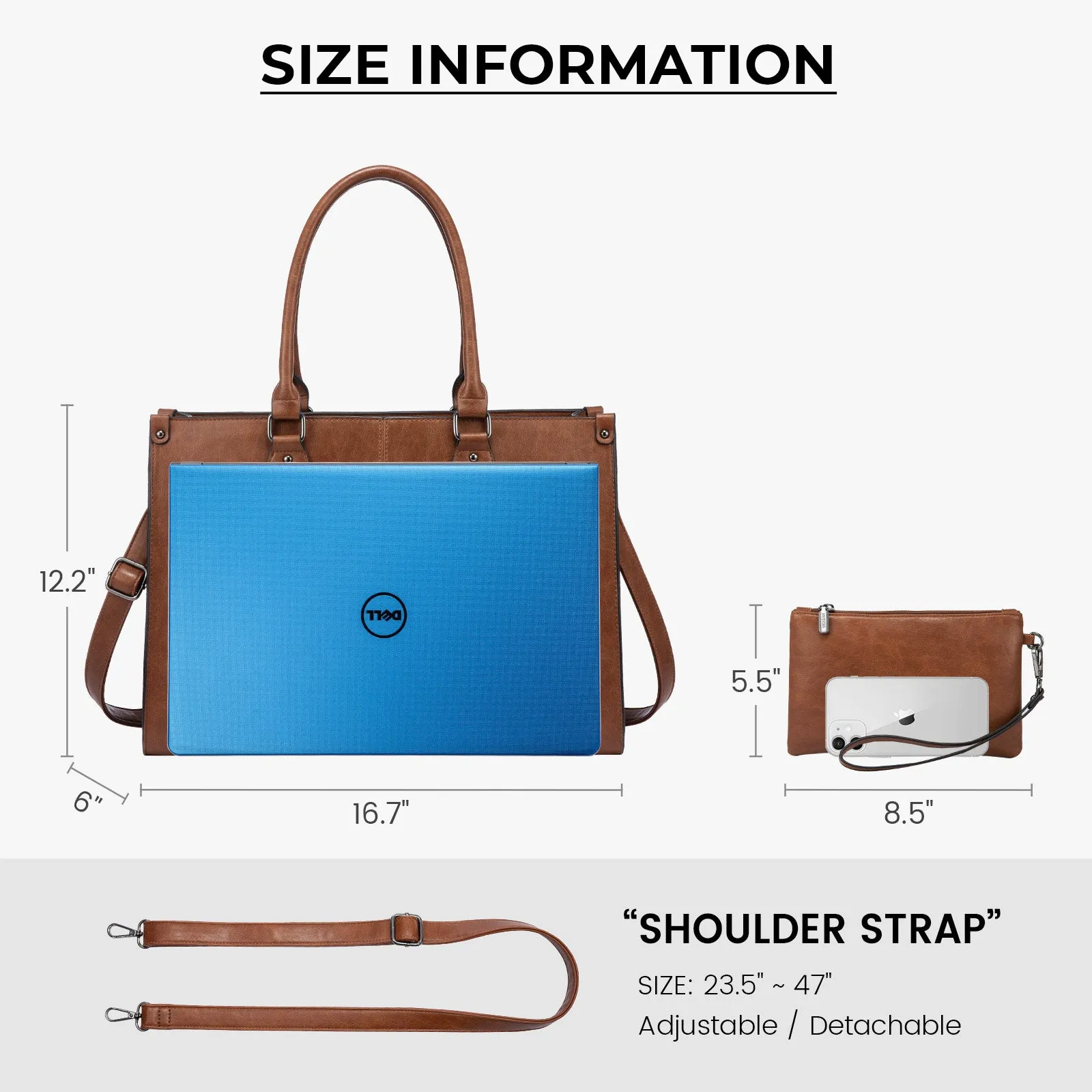Lila Laptop Tote