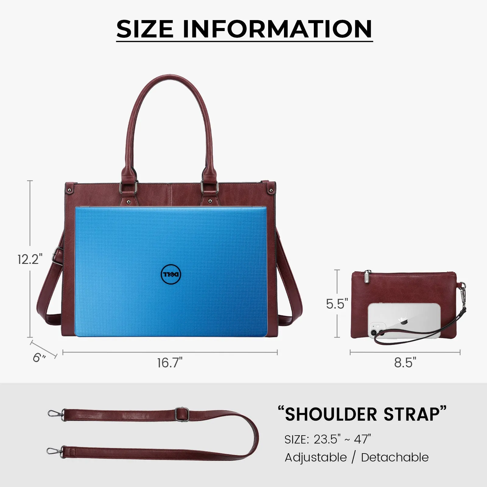 Lila Laptop Tote