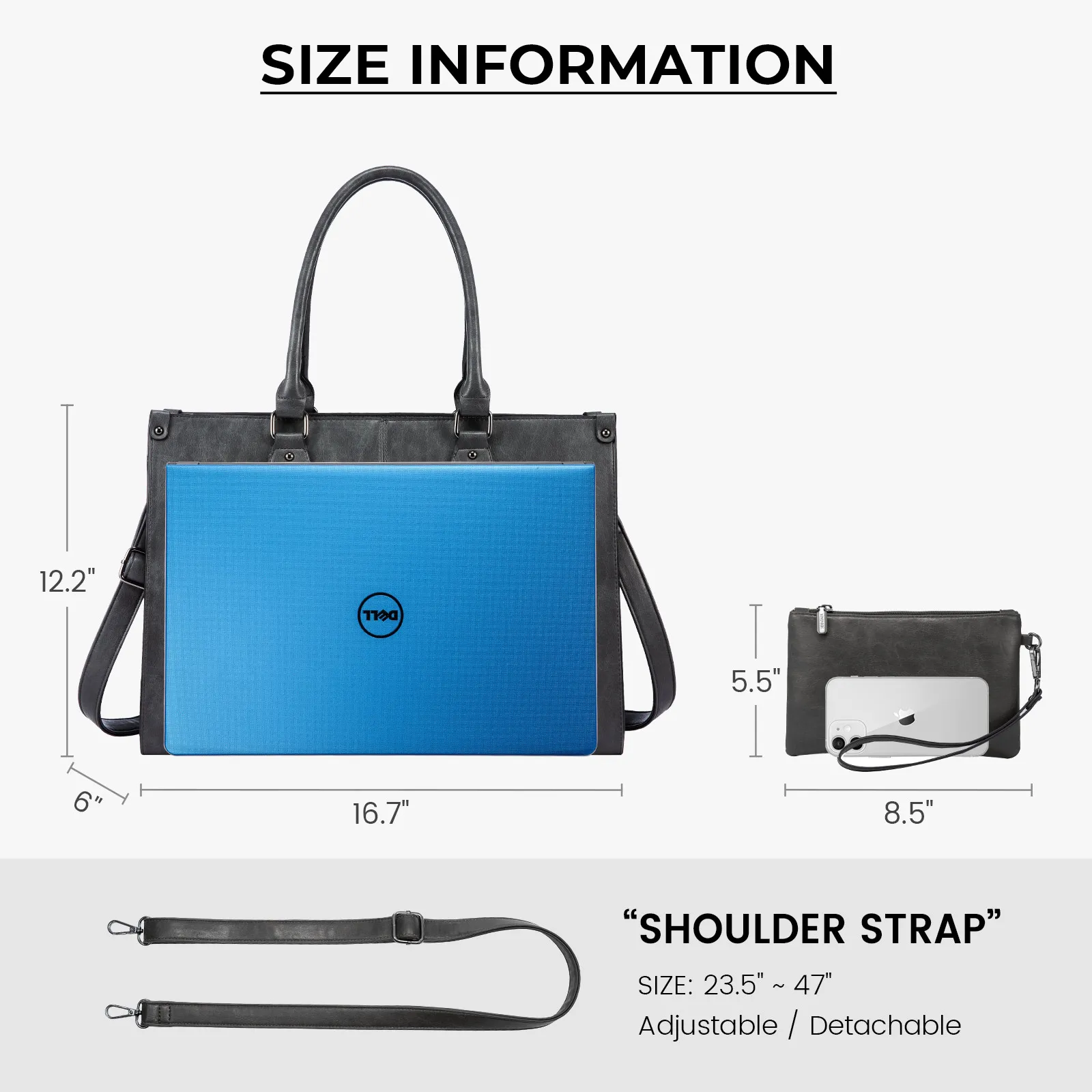 Lila Laptop Tote