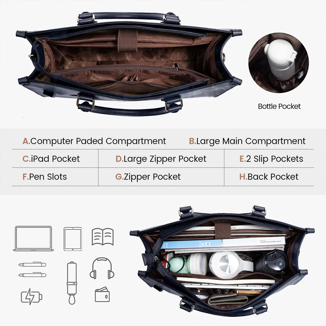 Lila Laptop Tote