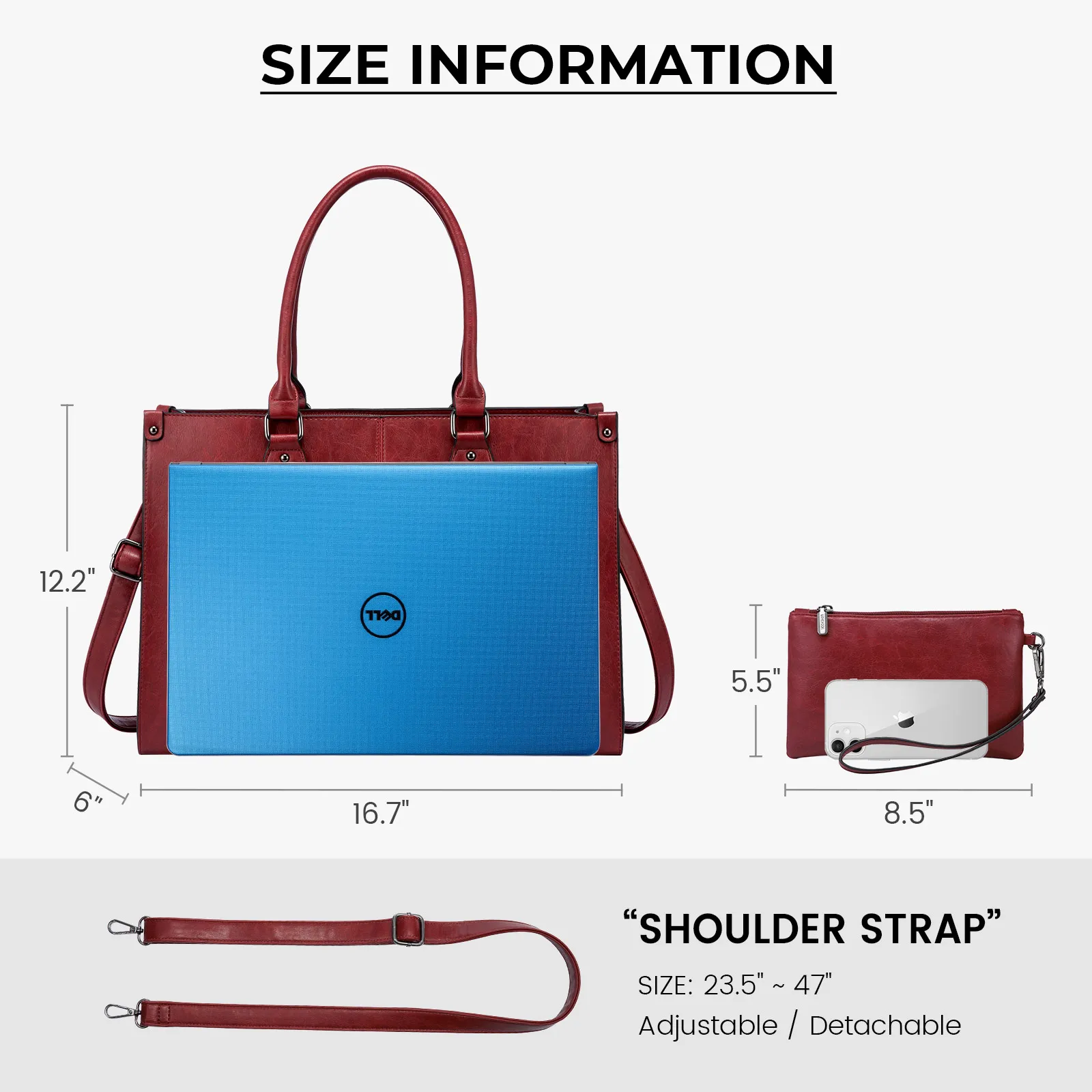 Lila Laptop Tote