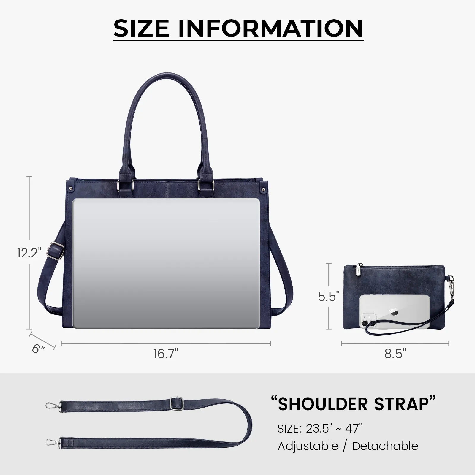 Lila Laptop Tote