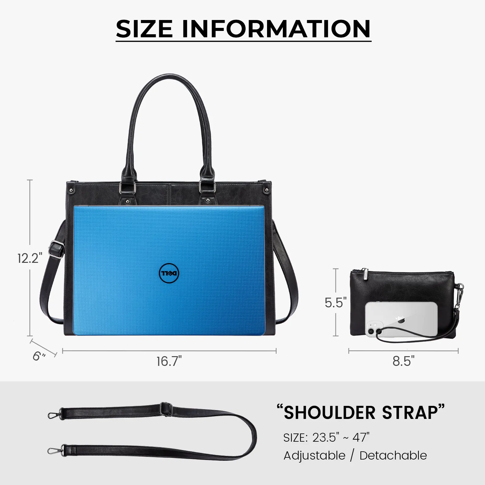 Lila Laptop Tote