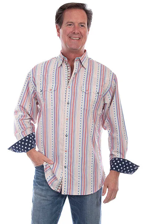 Men's Signature Shirt Collection: Contrasting Star Print