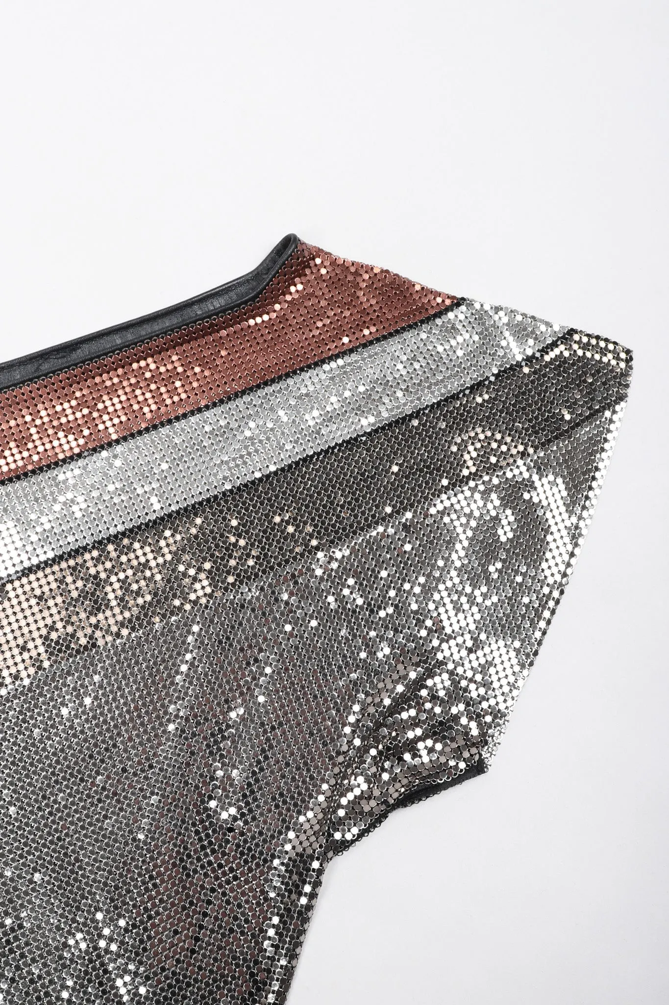 Mixed Metal Mesh Tee