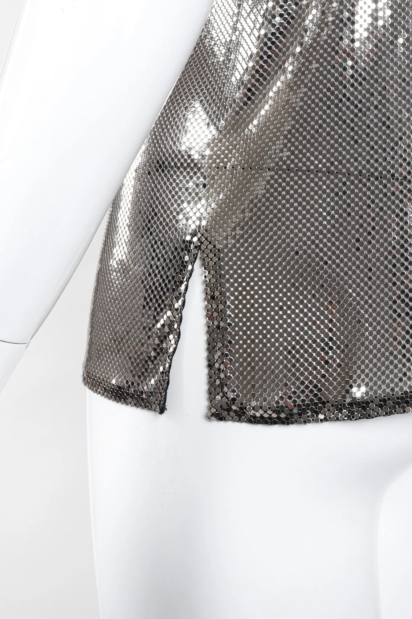 Mixed Metal Mesh Tee