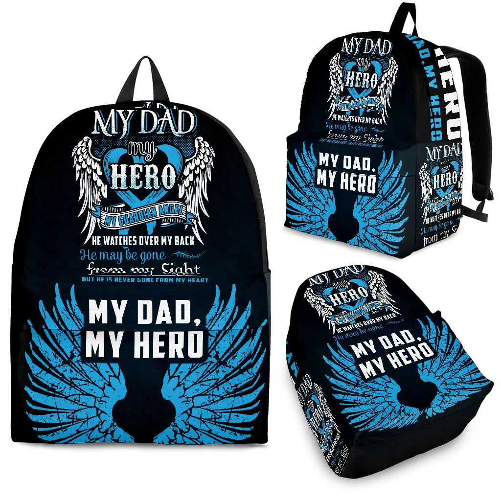 My Dad My Hero Backpack