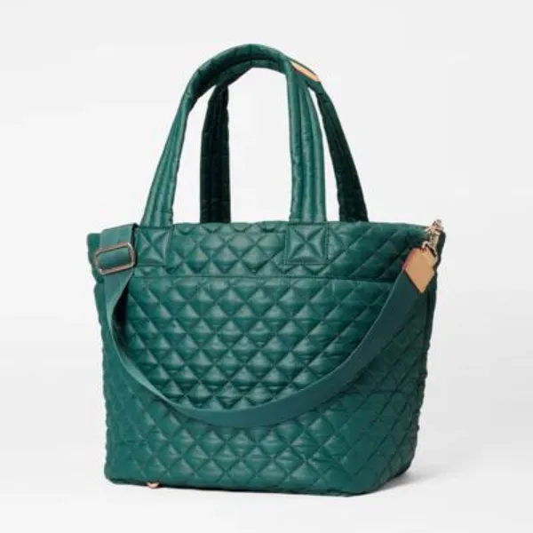 MZ Wallace Medium Metro Deluxe Tote in Emerald