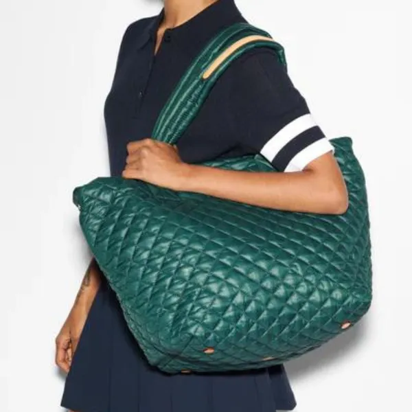 MZ Wallace Medium Metro Deluxe Tote in Emerald